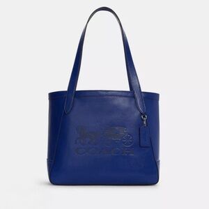 Coach horse and carriage tote bag-midnight blue